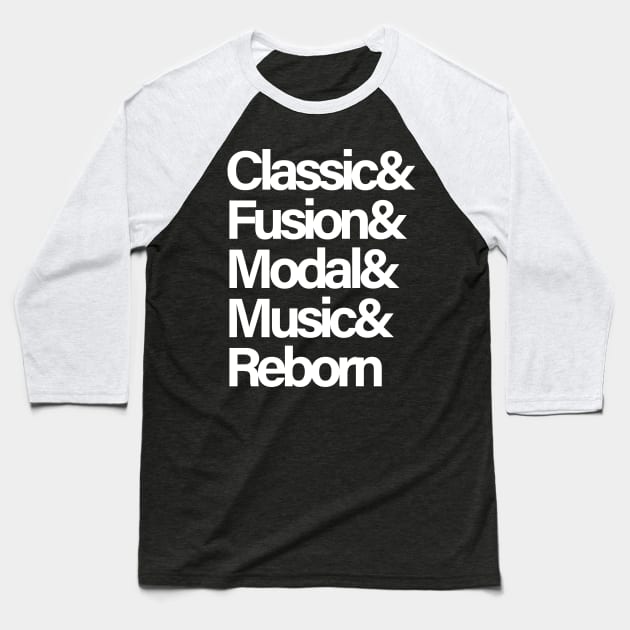 Classic Music Reborn Baseball T-Shirt by Ajiw